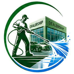 Auto Dealership Power Washing